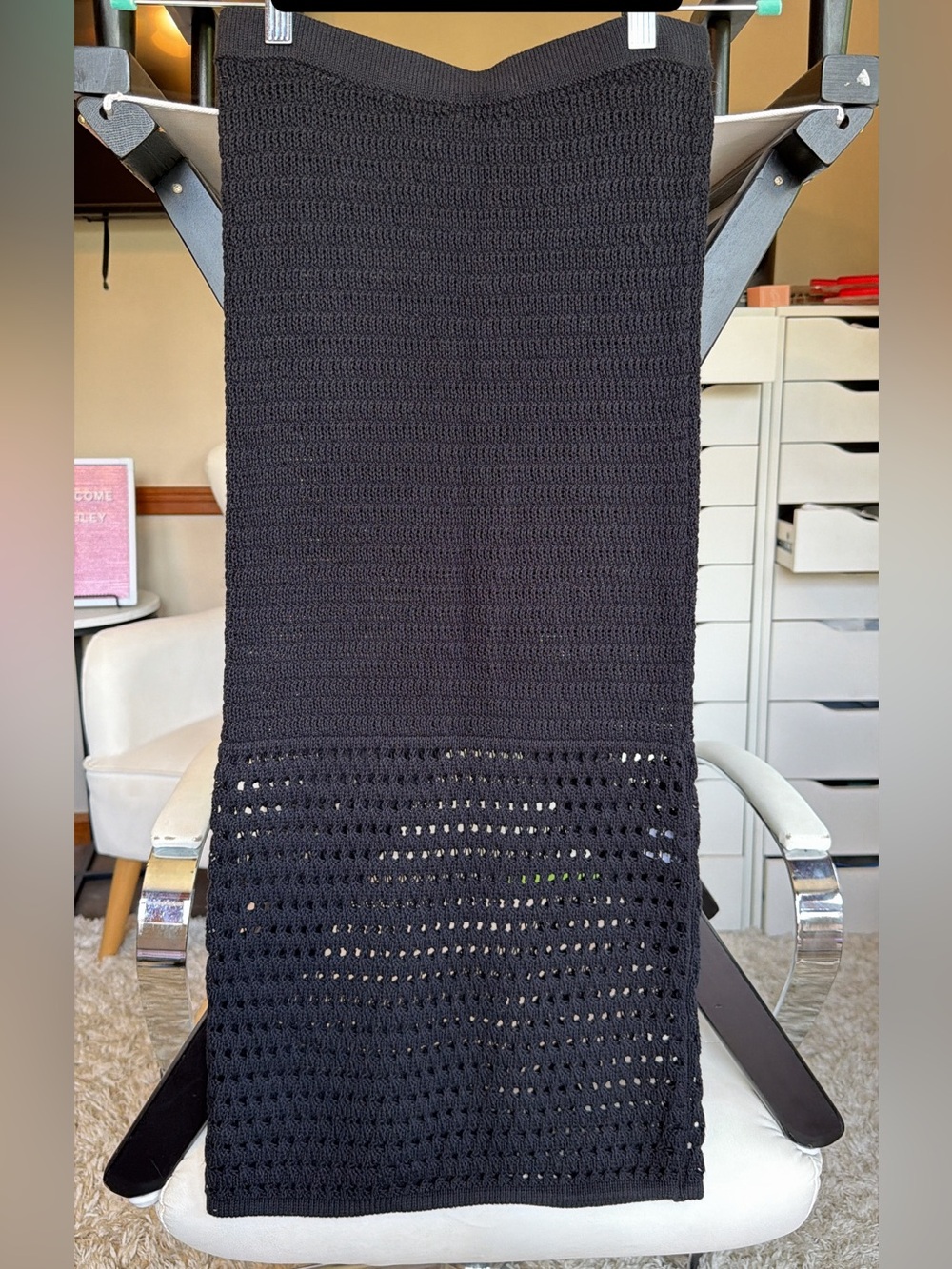 Nine West black coverup skirt